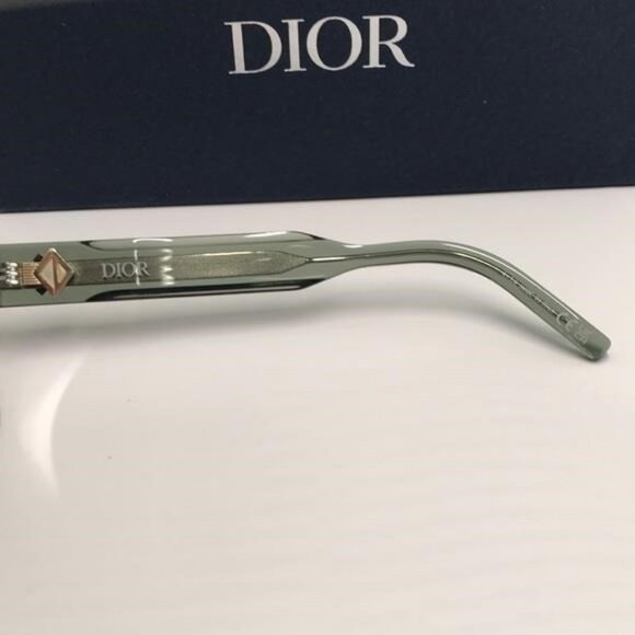 New Authentic Dior Square/Rectangle Green  CD DIAMONDO S61 - Picture 4 of 13
